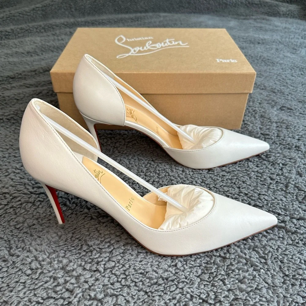 New in box! Christian Louboutin Iriza 85, white size EU 40/US 10